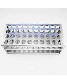 штатив металлический Ш-40/18 с дополнительной полкой, для пробирок-foto2