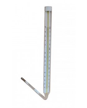 Термометр ТТУ №10 (0...+450) в. ч. 240, н. ч. 141, с. д. 5, технический ртутный угловой