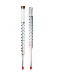 Термометр ТТЖ П №5 (0 +160) в. ч. 240, н. ч. 163, ц. д. 1, технический прямой жидкостной