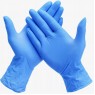 перчатки нитриловые синтетические без пудры размер М, Hospital Prodact (уп. 50 пар.)