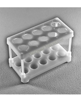 штатив для пробирок ШЛПП-02-10, полиэтиленовый штатив для пробирок ШЛПП-02-10, полиэтиленовый
