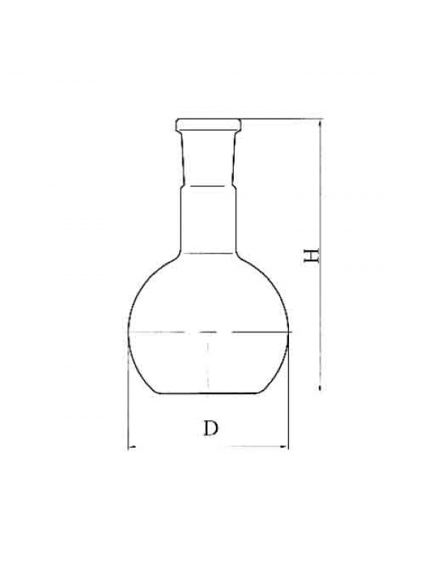 Плоскодонная колба рисунок